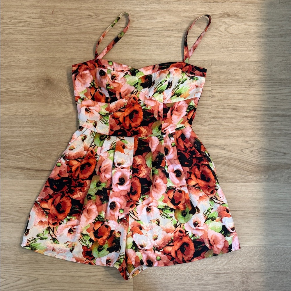 BB Dakota Vibrant Floral Jumpsuit